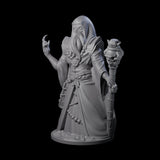 Staring Mind Flayer Arcanist Miniature for Dungeons and Dragons, Pathfinder or other TTRPGs