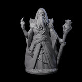 Staring Mind Flayer Arcanist Miniature for Dungeons and Dragons, Pathfinder or other TTRPGs