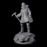 Starled Human Investigator Miniature for Dungeons and Dragons, Pathfinder or other TTRPGs