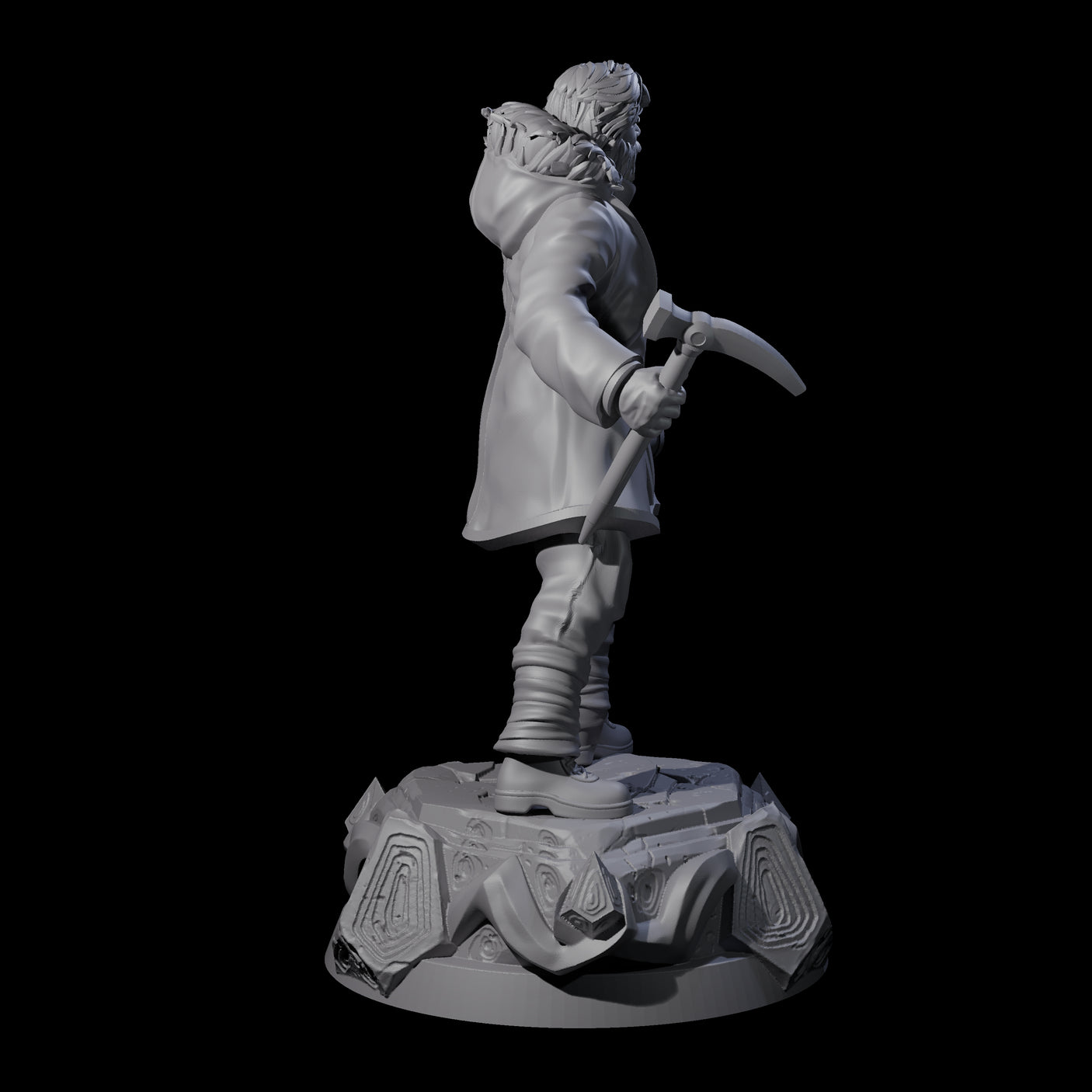 Starled Human Investigator Miniature for Dungeons and Dragons, Pathfinder or other TTRPGs