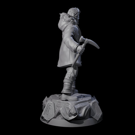 Starled Human Investigator Miniature for Dungeons and Dragons, Pathfinder or other TTRPGs