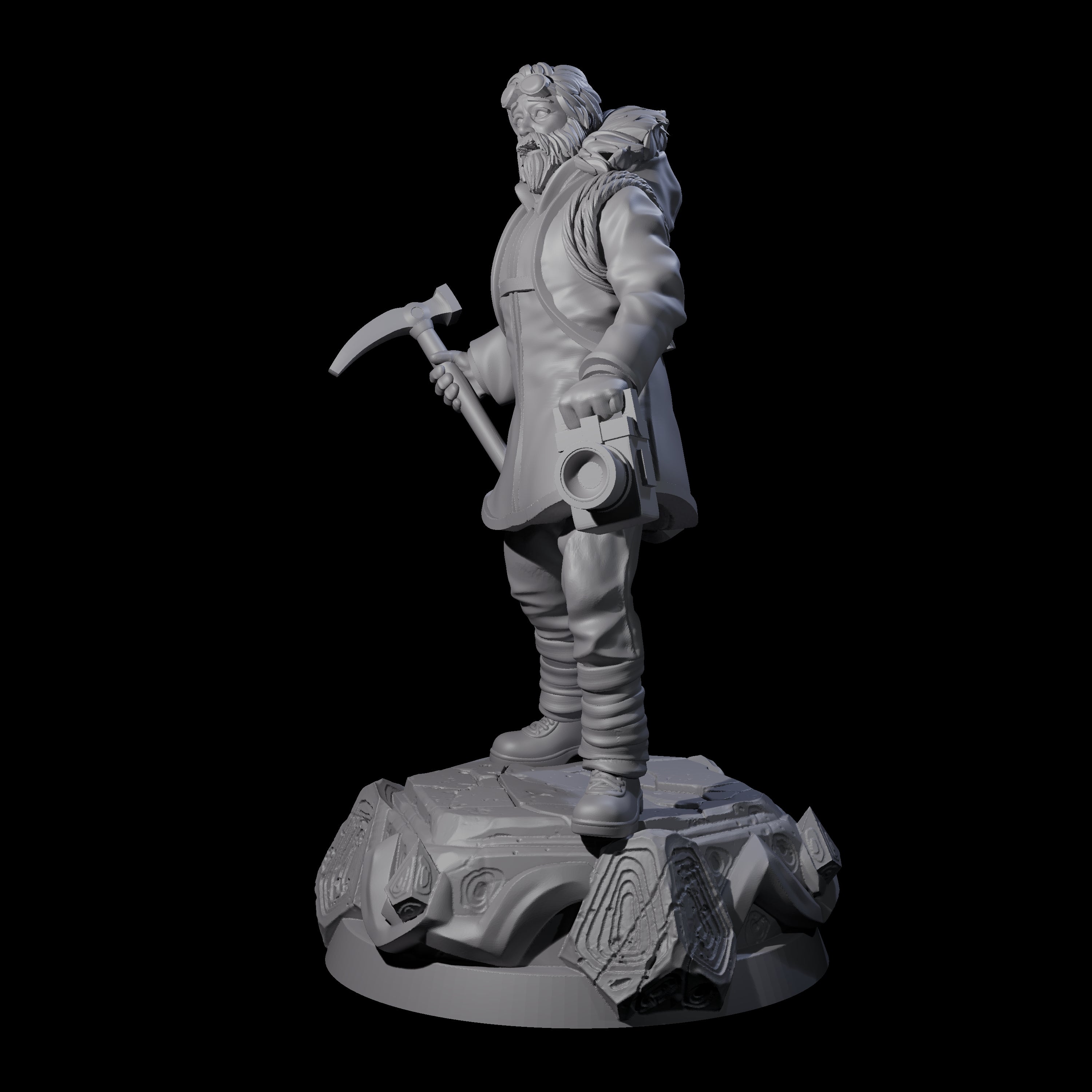 Starled Human Investigator Miniature for Dungeons and Dragons, Pathfinder or other TTRPGs