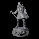 Starled Human Investigator Miniature for Dungeons and Dragons, Pathfinder or other TTRPGs