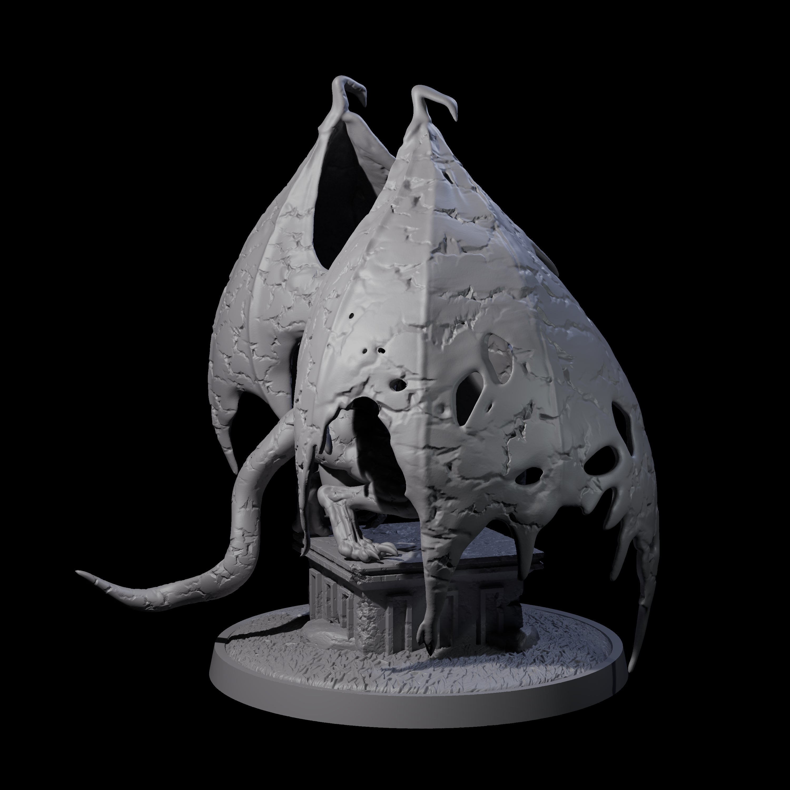 Static Gargoyle A Miniature for Dungeons and Dragons, Pathfinder or other TTRPGs
