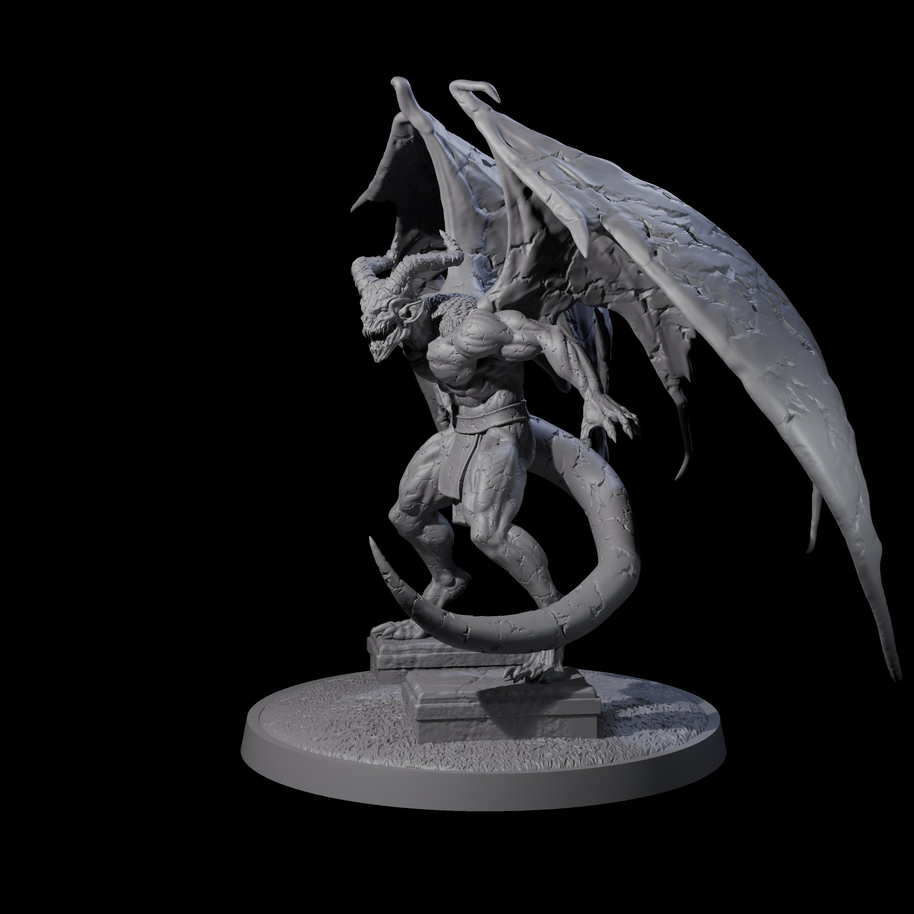 Static Gargoyle C Miniature for Dungeons and Dragons, Pathfinder or other TTRPGs