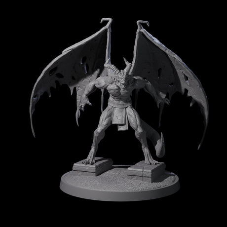 Static Gargoyle C Miniature for Dungeons and Dragons, Pathfinder or other TTRPGs