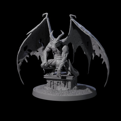 Static Gargoyle D Miniature for Dungeons and Dragons, Pathfinder or other TTRPGs