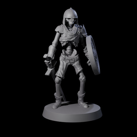 Static Skeleton Miniature for Dungeons and Dragons, Pathfinder or other TTRPGs