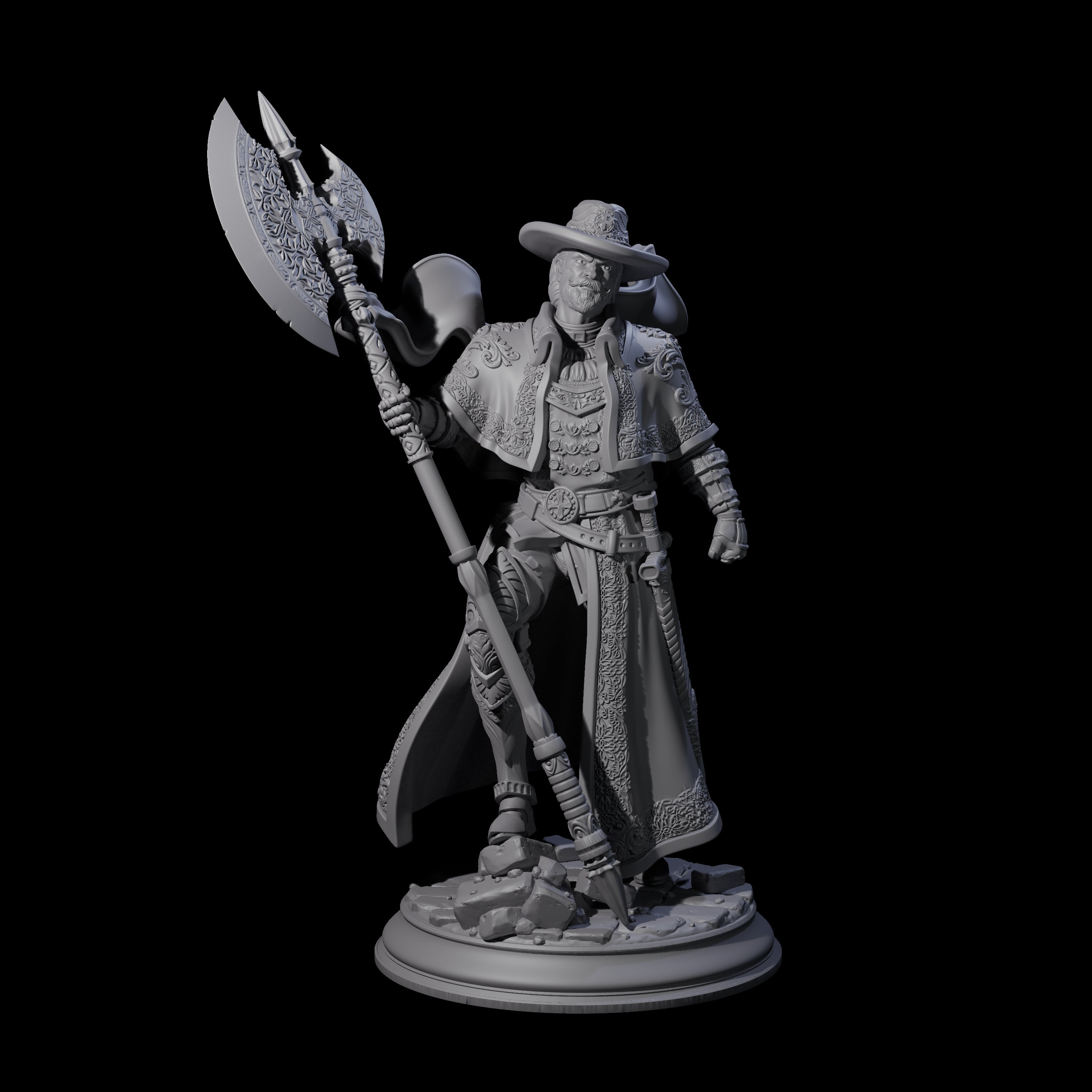Steadfast Champion Miniature for Dungeons and Dragons, Pathfinder or other TTRPGs