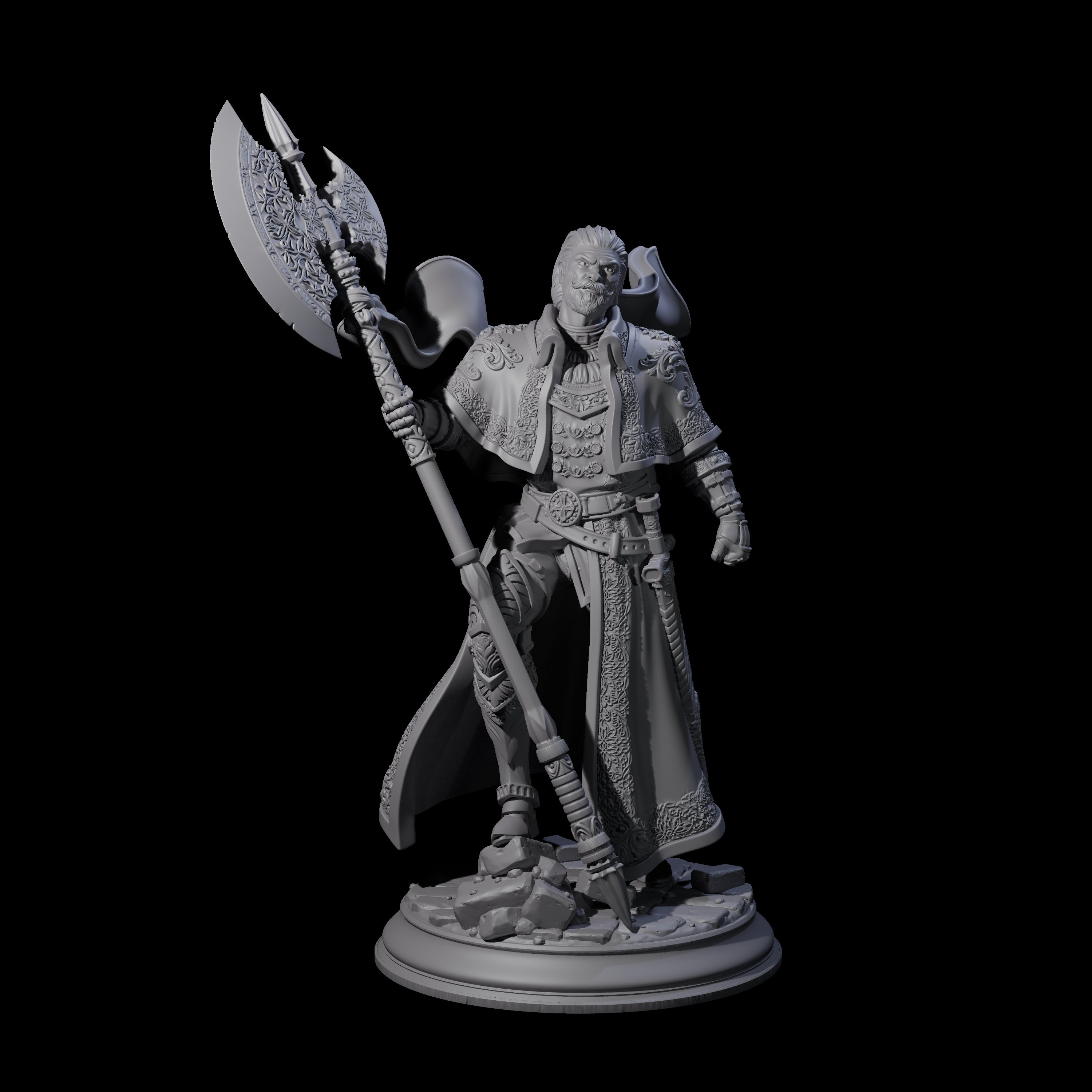 Steadfast Champion Miniature for Dungeons and Dragons, Pathfinder or other TTRPGs