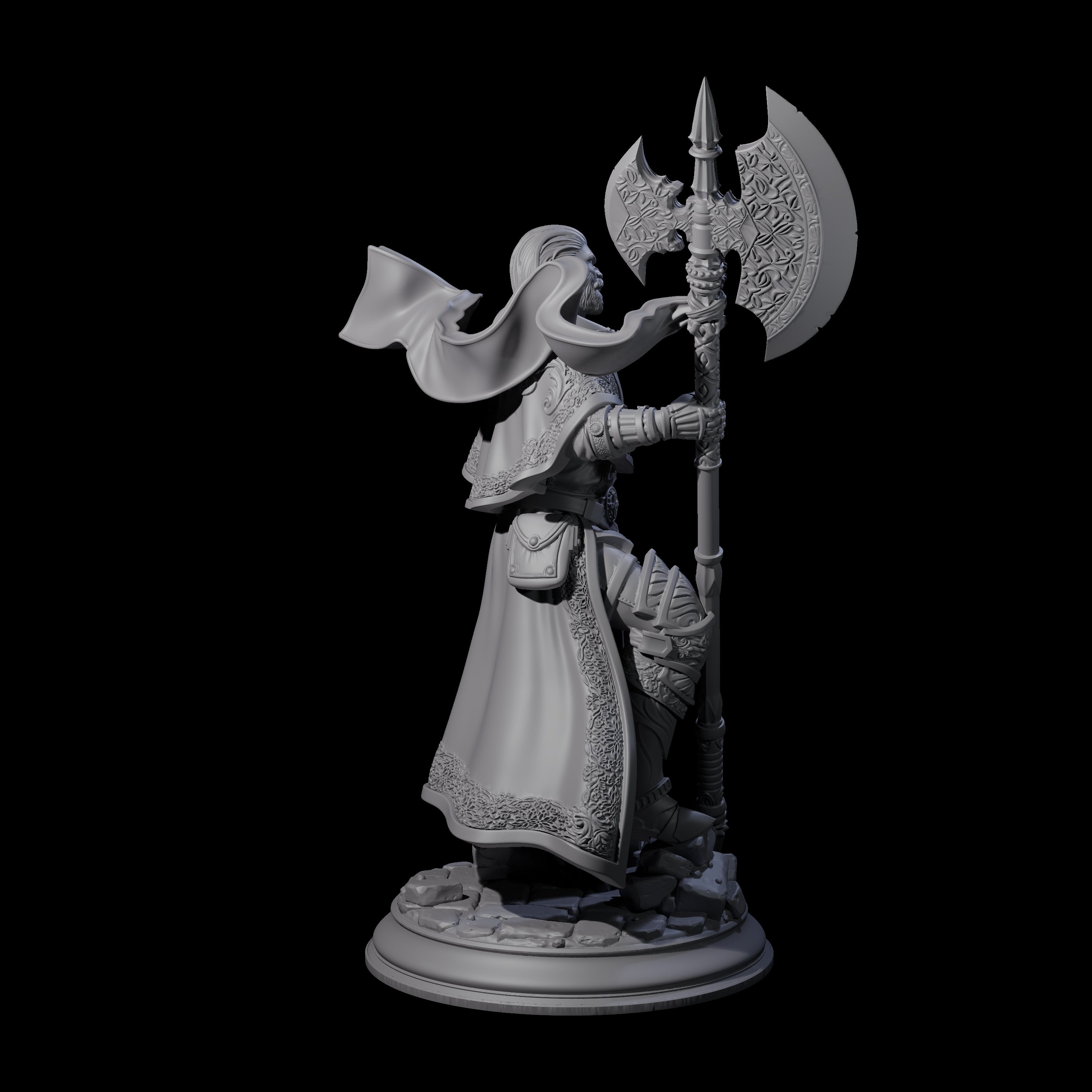 Steadfast Champion Miniature for Dungeons and Dragons, Pathfinder or other TTRPGs