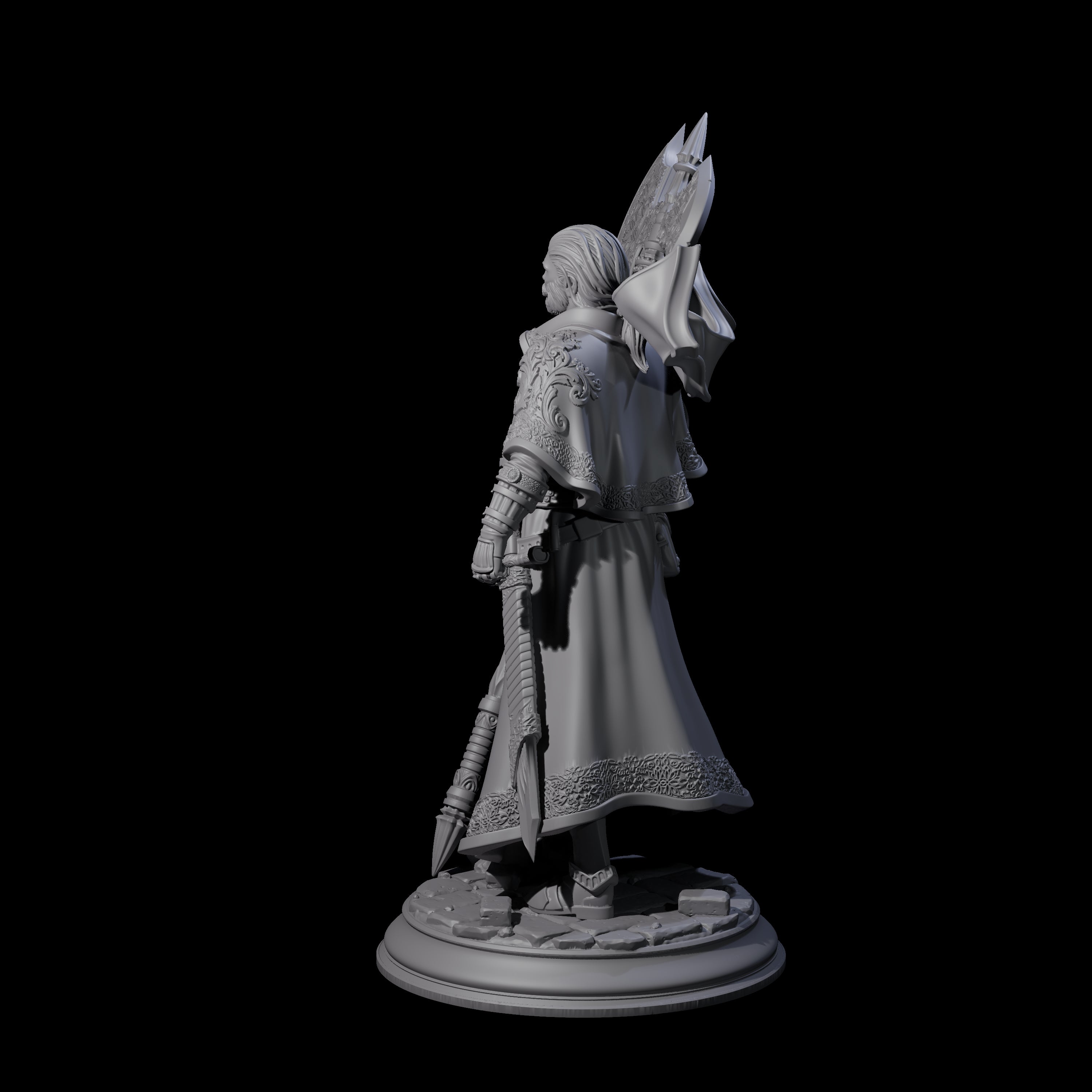 Steadfast Champion Miniature for Dungeons and Dragons, Pathfinder or other TTRPGs