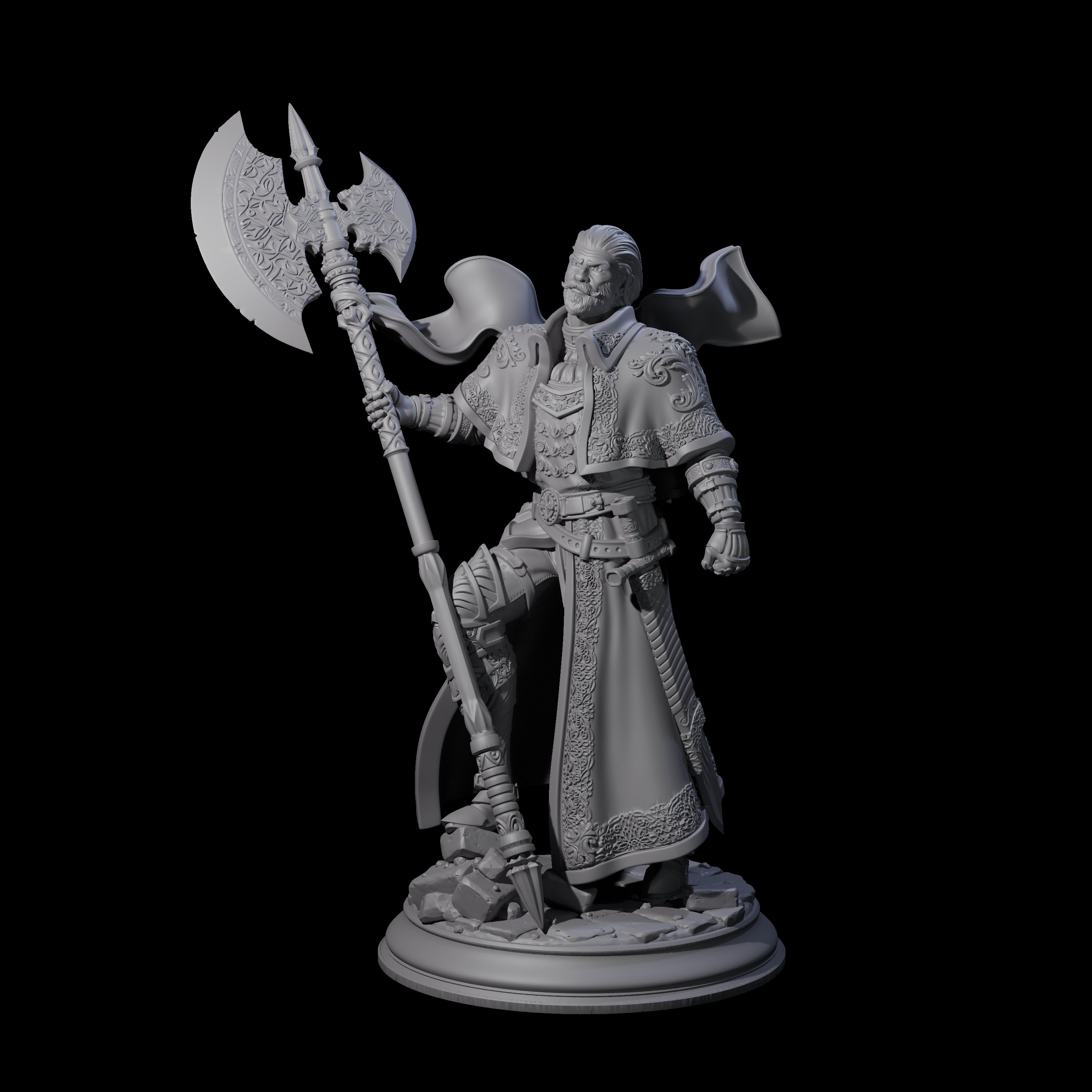 Steadfast Champion Miniature for Dungeons and Dragons, Pathfinder or other TTRPGs