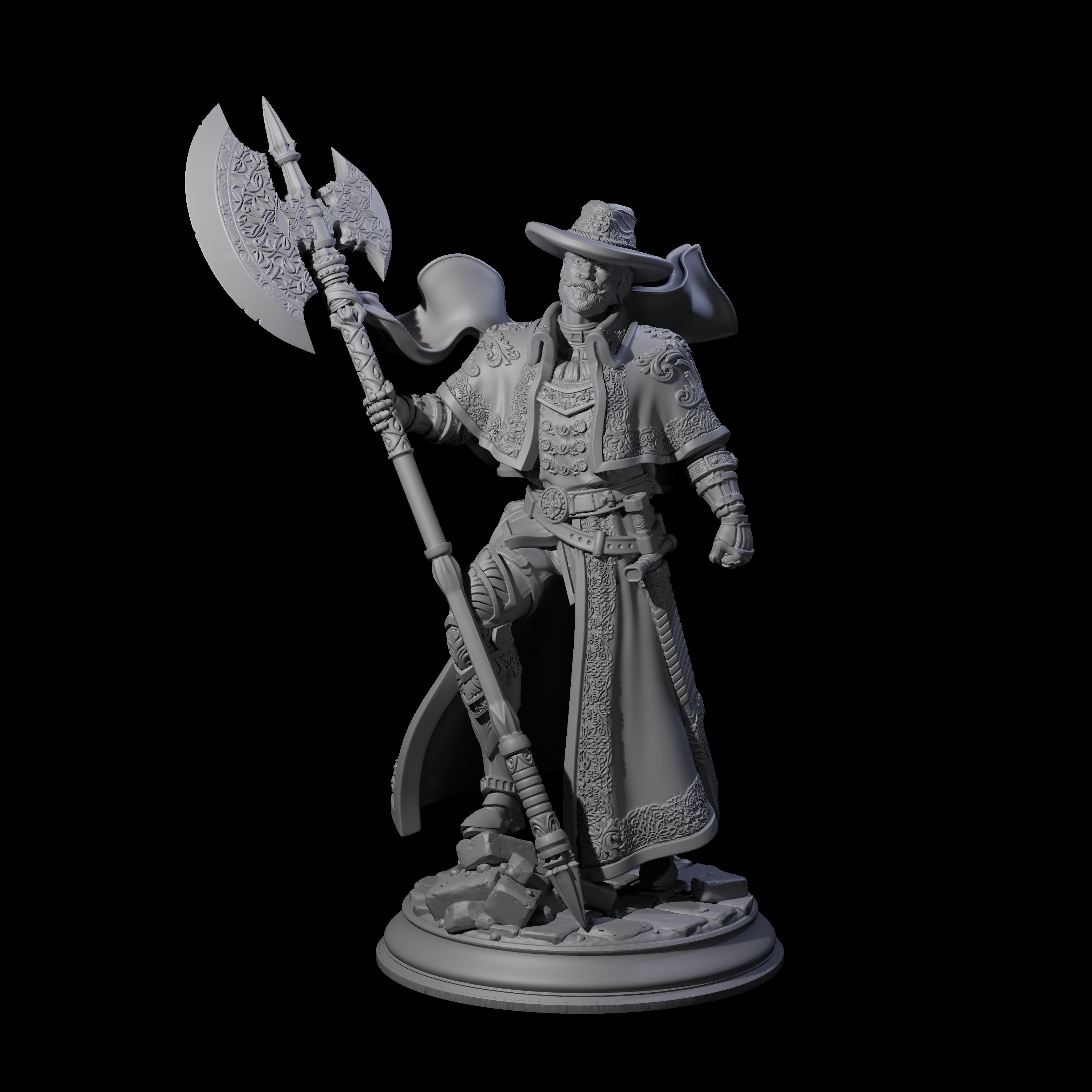 Steadfast Champion Miniature for Dungeons and Dragons, Pathfinder or other TTRPGs