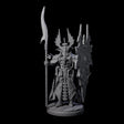 Steadfast Dark Elf Guard A Miniature for Dungeons and Dragons, Pathfinder or other TTRPGs
