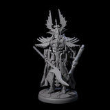 Steadfast Dark Elf Guard B Miniature for Dungeons and Dragons, Pathfinder or other TTRPGs