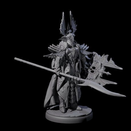 Steadfast Dark Elf Guard B Miniature for Dungeons and Dragons, Pathfinder or other TTRPGs