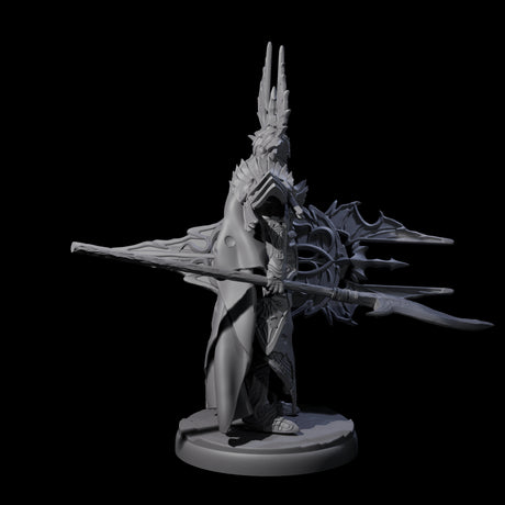 Steadfast Dark Elf Guard B Miniature for Dungeons and Dragons, Pathfinder or other TTRPGs