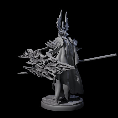 Steadfast Dark Elf Guard B Miniature for Dungeons and Dragons, Pathfinder or other TTRPGs