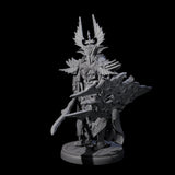 Steadfast Dark Elf Guard B Miniature for Dungeons and Dragons, Pathfinder or other TTRPGs