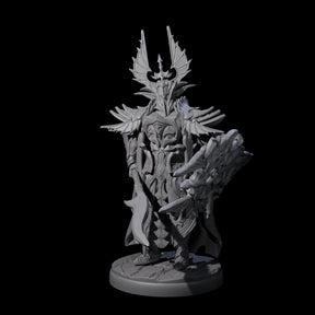 Steadfast Dark Elf Guard B Miniature for Dungeons and Dragons, Pathfinder or other TTRPGs