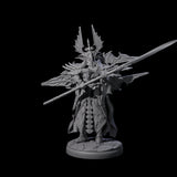 Steadfast Dark Elf Guard C Miniature for Dungeons and Dragons, Pathfinder or other TTRPGs