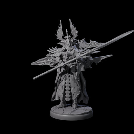 Steadfast Dark Elf Guard C Miniature for Dungeons and Dragons, Pathfinder or other TTRPGs