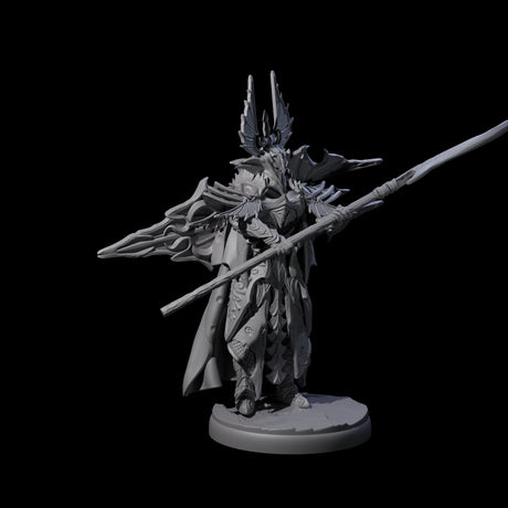 Steadfast Dark Elf Guard C Miniature for Dungeons and Dragons, Pathfinder or other TTRPGs