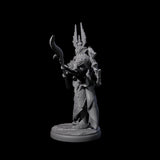 Steadfast Dark Elf Guard C Miniature for Dungeons and Dragons, Pathfinder or other TTRPGs