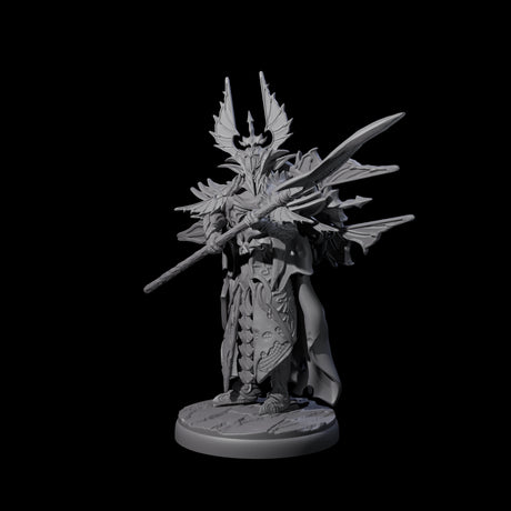 Steadfast Dark Elf Guard C Miniature for Dungeons and Dragons, Pathfinder or other TTRPGs