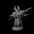 Steadfast Dark Elf Guard C Miniature for Dungeons and Dragons, Pathfinder or other TTRPGs