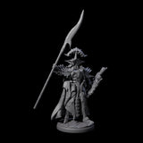 Steadfast Dark Elf Guard Commander Miniature for Dungeons and Dragons, Pathfinder or other TTRPGs