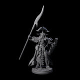 Steadfast Dark Elf Guard Commander Miniature for Dungeons and Dragons, Pathfinder or other TTRPGs