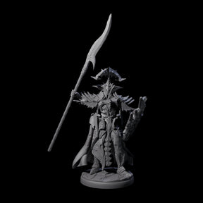 Steadfast Dark Elf Guard Commander Miniature for Dungeons and Dragons, Pathfinder or other TTRPGs