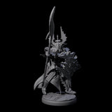 Steadfast Dark Elf Guard Company Miniature for Dungeons and Dragons, Pathfinder or other TTRPGs