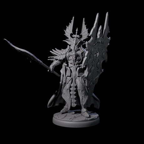 Steadfast Dark Elf Guard Company Miniature for Dungeons and Dragons, Pathfinder or other TTRPGs