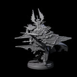 Steadfast Dark Elf Guard D Miniature for Dungeons and Dragons, Pathfinder or other TTRPGs