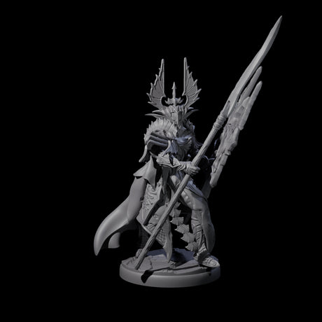 Steadfast Dark Elf Guard E Miniature for Dungeons and Dragons, Pathfinder or other TTRPGs