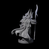 Steadfast Dark Elf Guard E Miniature for Dungeons and Dragons, Pathfinder or other TTRPGs