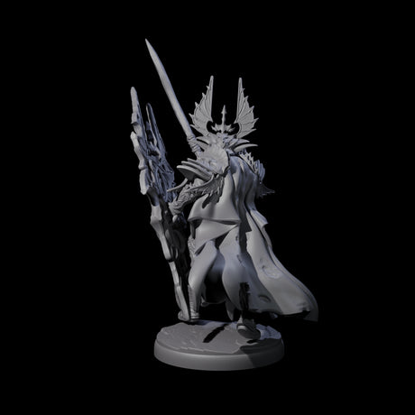 Steadfast Dark Elf Guard E Miniature for Dungeons and Dragons, Pathfinder or other TTRPGs