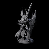 Steadfast Dark Elf Guard E Miniature for Dungeons and Dragons, Pathfinder or other TTRPGs