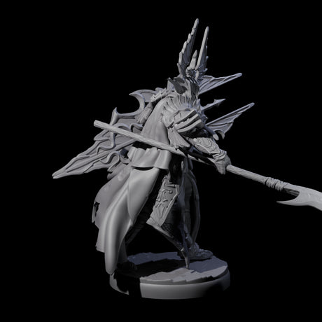Steadfast Dark Elf Guard F Miniature for Dungeons and Dragons, Pathfinder or other TTRPGs