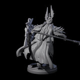 Steadfast Dark Elf Guard F Miniature for Dungeons and Dragons, Pathfinder or other TTRPGs