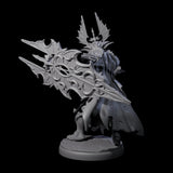Steadfast Dark Elf Guard F Miniature for Dungeons and Dragons, Pathfinder or other TTRPGs