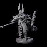 Steadfast Dark Elf Guard F Miniature for Dungeons and Dragons, Pathfinder or other TTRPGs