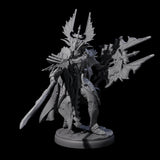 Steadfast Dark Elf Guard F Miniature for Dungeons and Dragons, Pathfinder or other TTRPGs