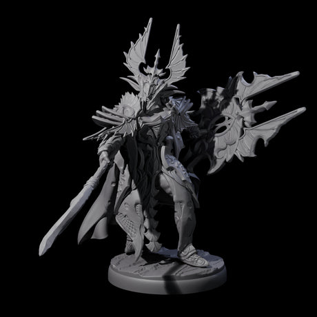Steadfast Dark Elf Guard F Miniature for Dungeons and Dragons, Pathfinder or other TTRPGs