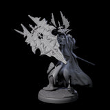 Steadfast Dark Elf Guard G Miniature for Dungeons and Dragons, Pathfinder or other TTRPGs