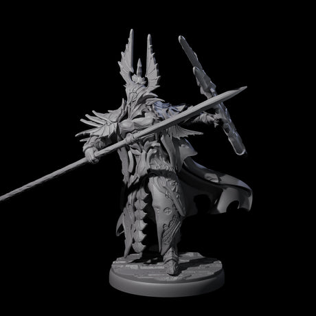 Steadfast Dark Elf Guard G Miniature for Dungeons and Dragons, Pathfinder or other TTRPGs