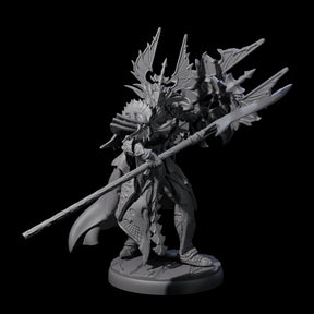 Steadfast Dark Elf Guard G Miniature for Dungeons and Dragons, Pathfinder or other TTRPGs